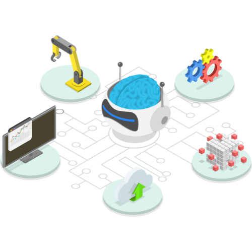 Diseño web con IA en una pantalla